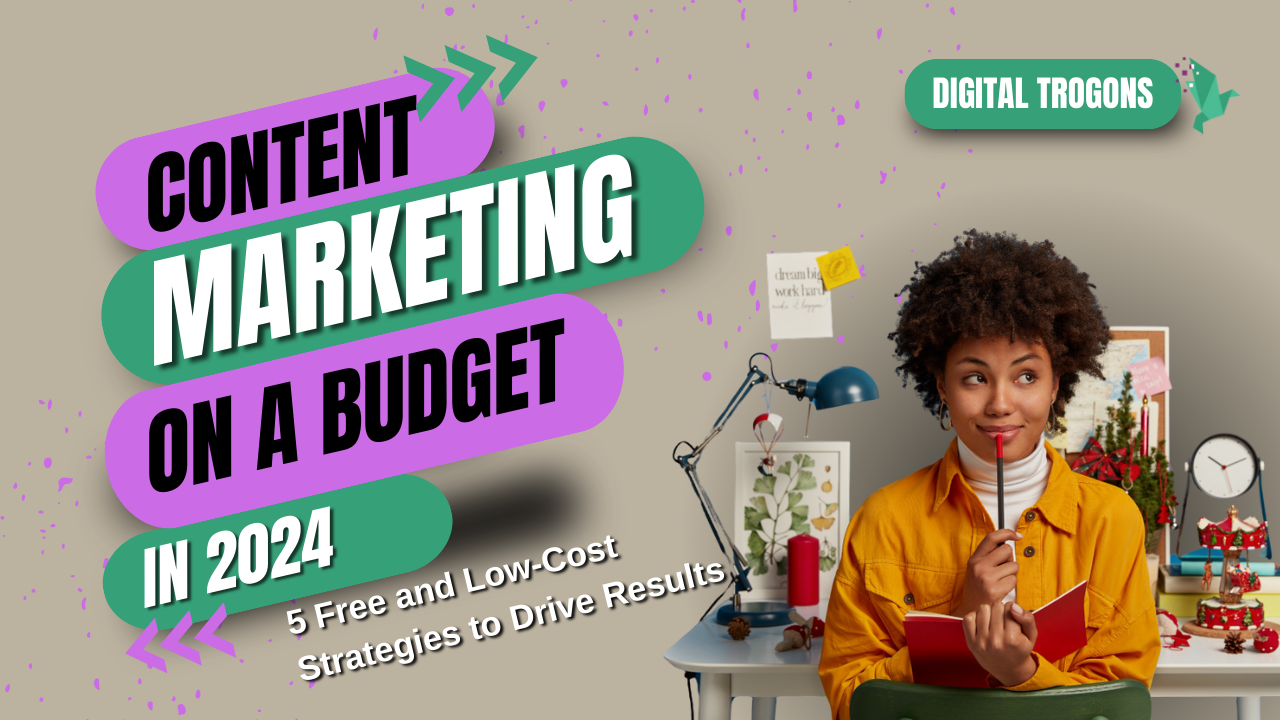 content marketing on a budget in 2024